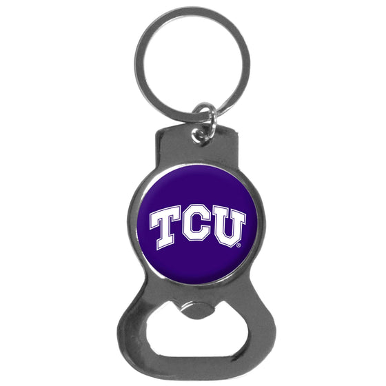 TCU Horned Frogs Bottle Opener Key Chain (SSKG) - 757 Sports Collectibles