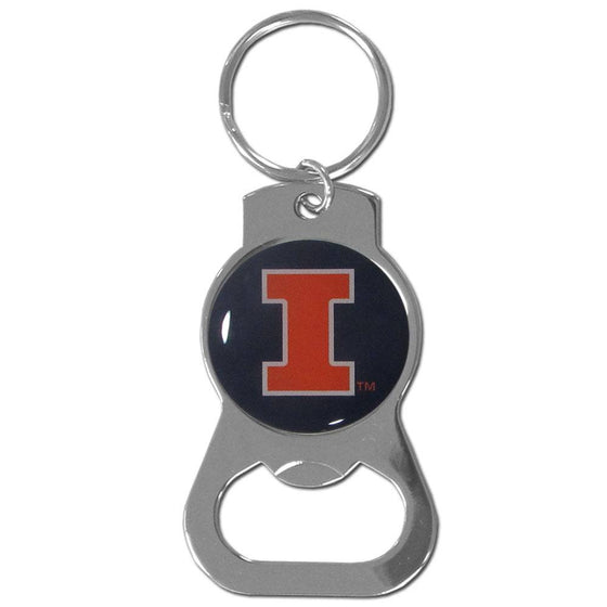 Illinois Fighting Illini Bottle Opener Key Chain (SSKG) - 757 Sports Collectibles