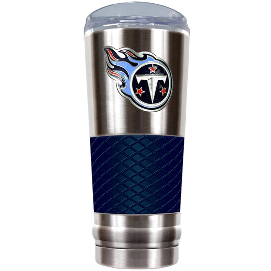 Tennessee Titans "Yeti-Like" Stainless Steel 24 oz Draft Tumbler Blue Wrap