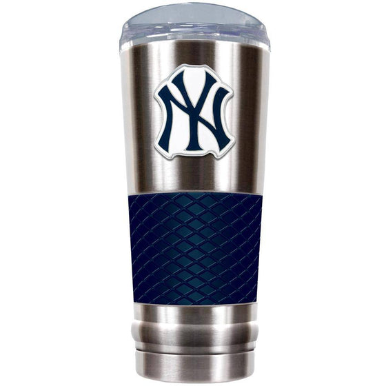 The "Draft" "Yeti Like" 24 oz Vacuum Insulated Stainless Steel Beverage Cup - New York Yankees (Navy) - 757 Sports Collectibles