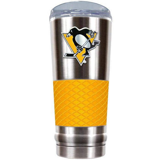 The "Draft" "Yeti Like" 24 oz Vacuum Insulated Stainless Steel Beverage Cup - Pittsburgh Penguins - 757 Sports Collectibles