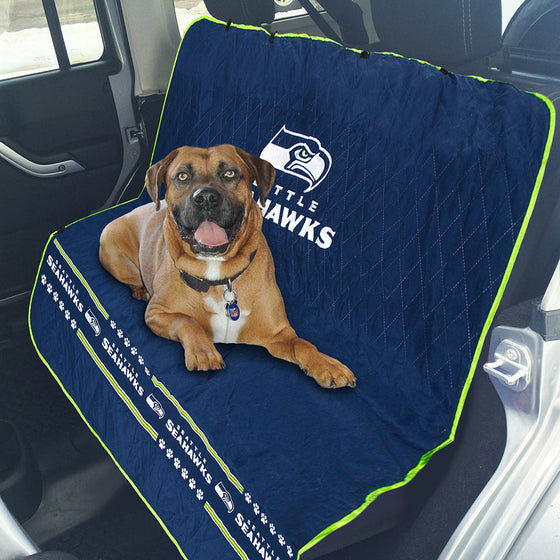 Seattle Seahawks- Car Seat Cover Pets First - 757 Sports Collectibles