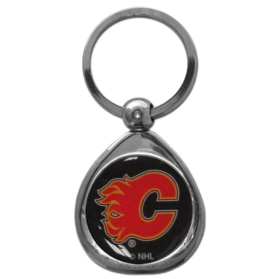 Calgary Flames�� Chrome Key Chain (SSKG) - 757 Sports Collectibles