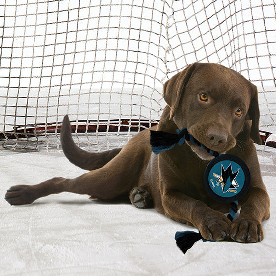 NHL San Jose Sharks Hockey Puck Toy Pets First - 757 Sports Collectibles
