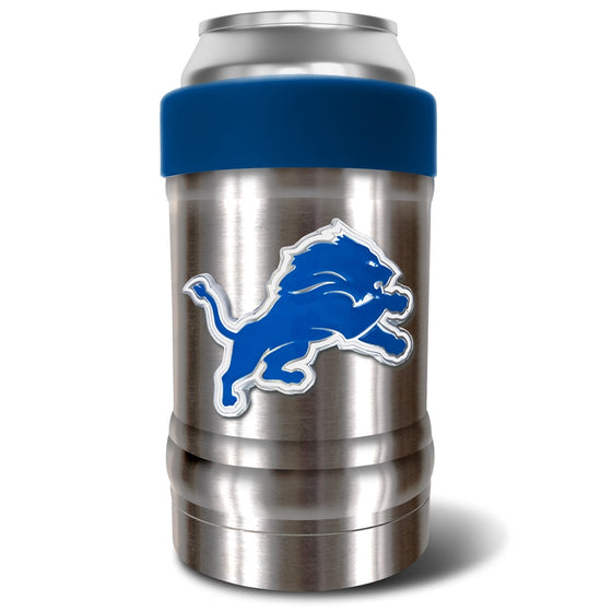 The LOCKER - Can/Bottle holder Detroit Lions(w/ Metal Emblem)