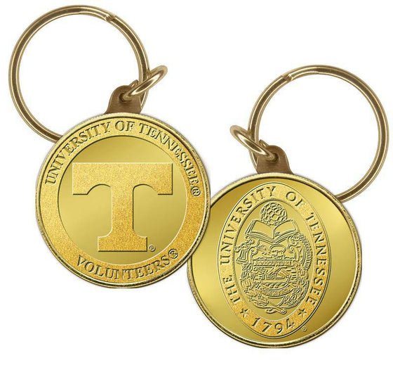 University of Tennessee Volunteers Bronze Coin Keychain (HM) - 757 Sports Collectibles