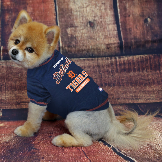 Detroit Tigers Dog Tee Shirt Pets First - 757 Sports Collectibles
