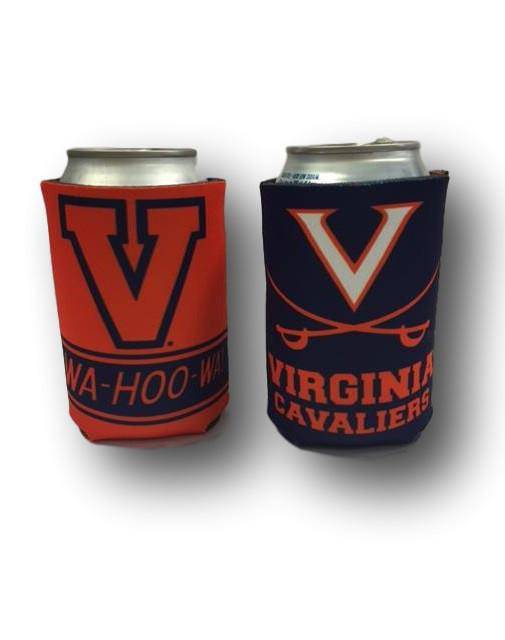 NCAA Virginia UVA Cavaliers Wahoowa #2 2-Sided Neoprene Can Cooler Koozie - 757 Sports Collectibles