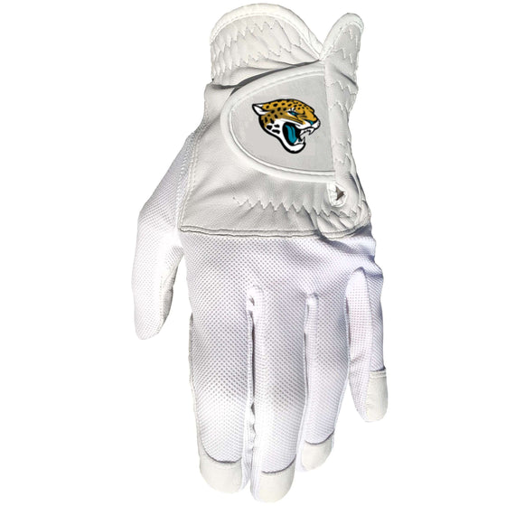 Jacksonville Jaguars Golf Glove - Single Fit - Cabretta Leather - 757 Sports Collectibles