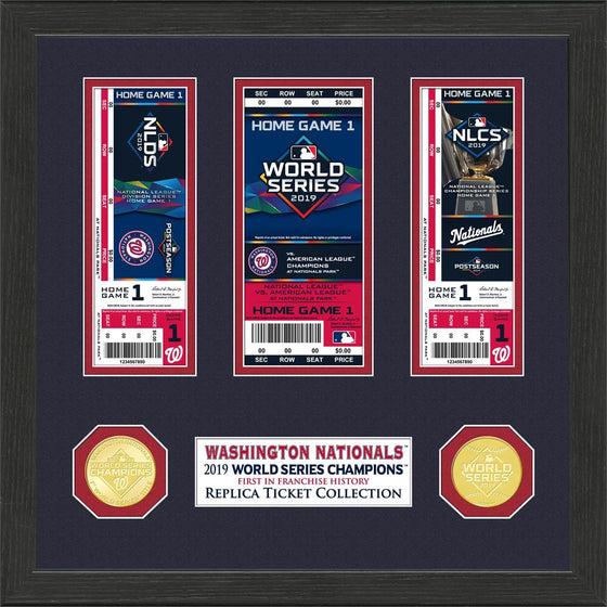 Washington Nationals 2019 World Series Champions Ticket Collection