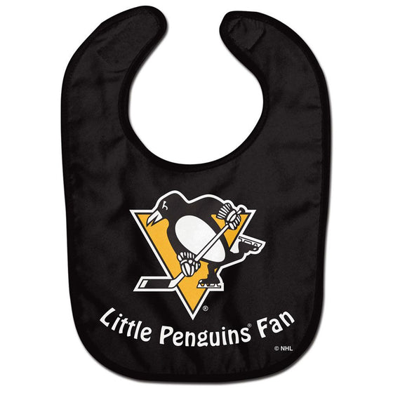 Pittsburgh Penguins Baby Bib All Pro Little Fan - 757 Sports Collectibles
