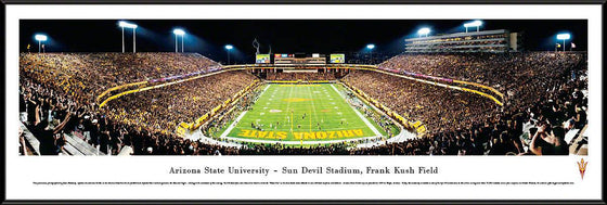 Arizona State Football - End Zone - Standard Frame - 757 Sports Collectibles