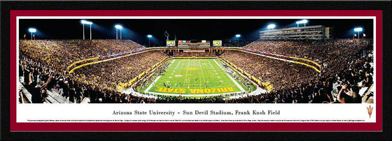 Arizona State Football - End Zone - Select Frame - 757 Sports Collectibles