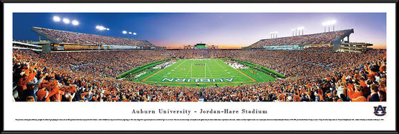 Auburn University Football - End Zone - Standard Frame - 757 Sports Collectibles