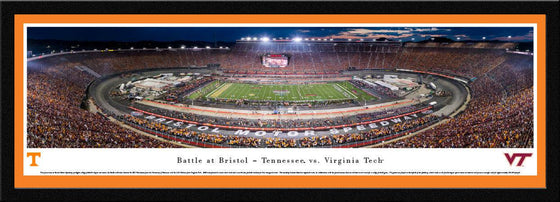 Battle at Bristol - TN vs VT Football - UTN Select Frame - 757 Sports Collectibles