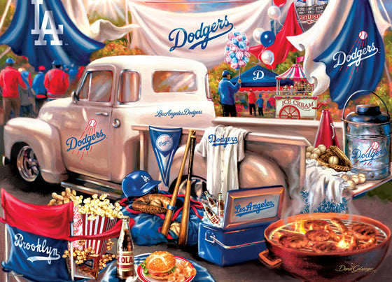 Los Angeles Dodgers Gameday - 1000 Piece MLB Sports Puzzle