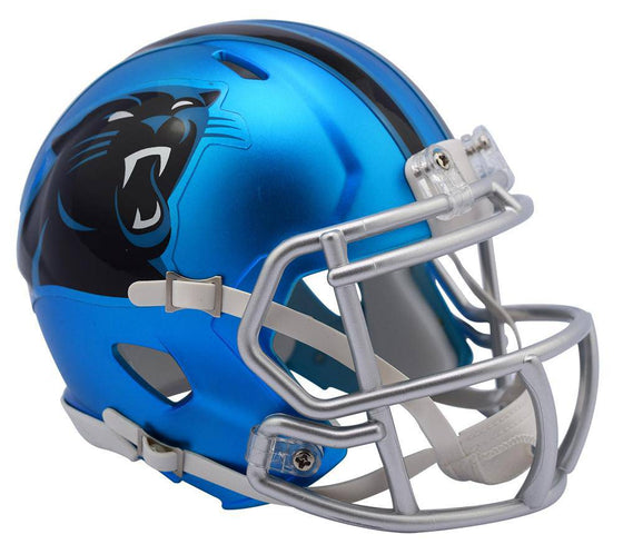 Carolina Panthers Riddell Blaze Alternate Speed Mini Helmet - 757 Sports Collectibles