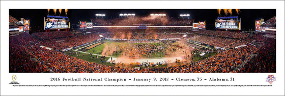 Clemson Tigers - 2016 College Football National Champions  - Unframed - 757 Sports Collectibles