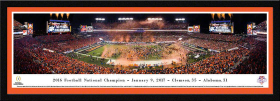 Clemson Tigers - 2016 College Football National Champions  - Select Frame - 757 Sports Collectibles