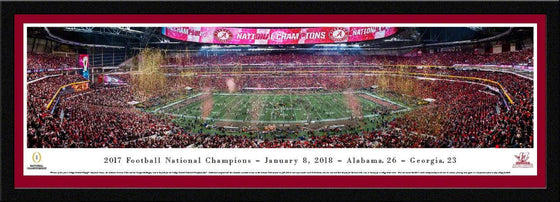Alabama - 2017 College Football National Champion - Select Frame - 757 Sports Collectibles