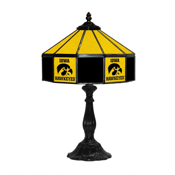 Iowa Hawkeyes 21' Stained Glass Table Lamp
