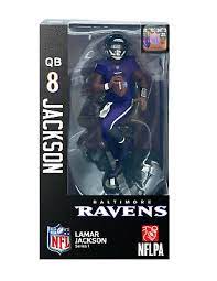 Baltimore Ravens Lamar Jackson Imports Dragon NFL Series 1 6" Figure Statue - 757 Sports Collectibles