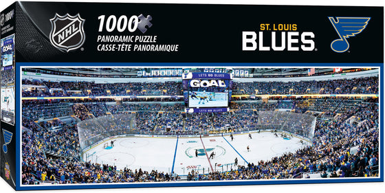 Stadium Panoramic - St. Louis Blues 1000 Piece Puzzle - Center View
