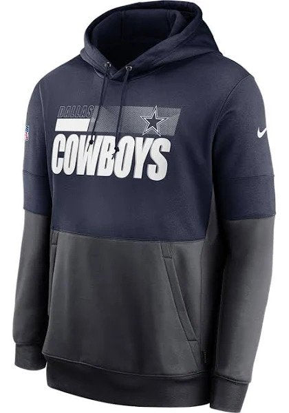 Nike Dallas Cowboys 2020 Official Sideline Therma Hoodie Sweatshirt