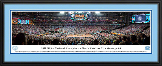 2017 NCAA Basketball Champions - UNC - Deluxe Frame - 757 Sports Collectibles