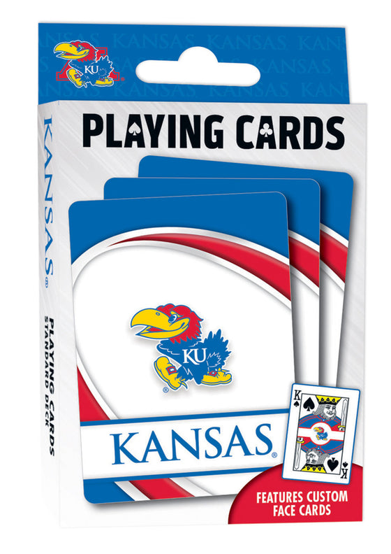 Kansas Jayhawks NCAA Playing Cards - 54 Card Deck