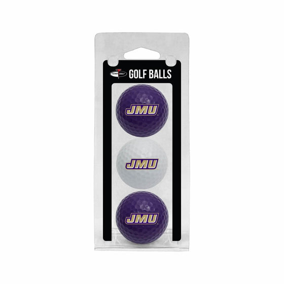 James Madison Dukes Golf Ball 3-pack