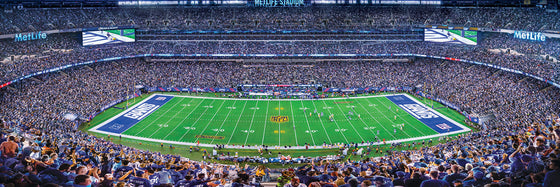 Stadium Panoramic - New York Giants 1000 Piece NFL Sports Puzzle - Center View