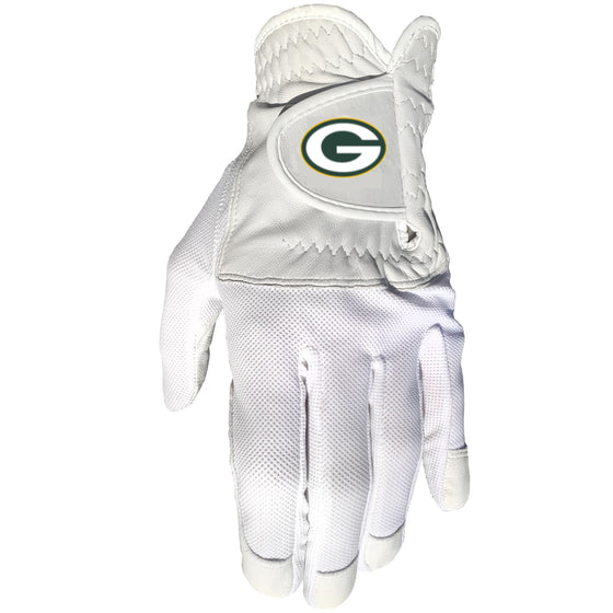 Green Bay Packers Golf Glove - Single Fit - Cabretta Leather - 757 Sports Collectibles