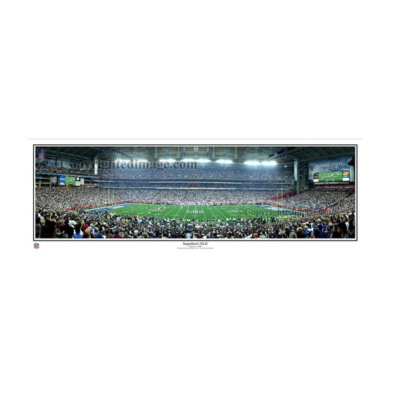 New York Giants v New England Patriots Super Bowl 42 XLIII Game Winning Play Panorama 13.5x40 Photo - Unframed