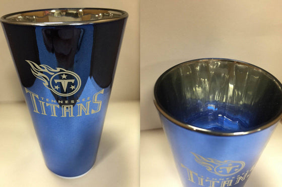 NFL Tennessee Titans Lusterware 16 oz Glass Pint - 757 Sports Collectibles