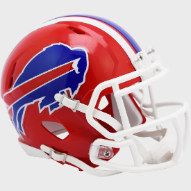 Preorder - Buffalo Bills 1987-2001 Throwback Riddell Speed Mini Helmet - Ships in March/April - 757 Sports Collectibles