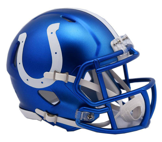Indianapolis Colts Riddell Blaze Alternate Speed Mini Helmet - 757 Sports Collectibles