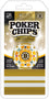 Boston Bruins 20 Piece NHL Poker Chips - Silver Edition
