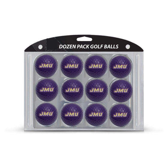 James Madison Dukes Dozen Pack Golf Balls - 12 Balls - Purple