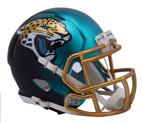Jacksonville Jaguars Riddell Blaze Alternate Speed Mini Helmet - 757 Sports Collectibles