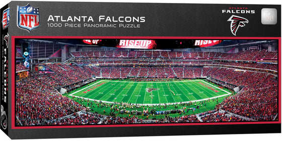 Stadium Panoramic Atlanta Falcons 1000 Piece NFL Sports Puzzle - Center View