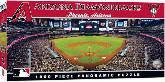 Stadium Panoramic - Arizona Diamondbacks 1000 Piece MLB Sports Puzzle - Center View