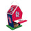 MLB Painted Birdhouse - St. Louis Cardinals