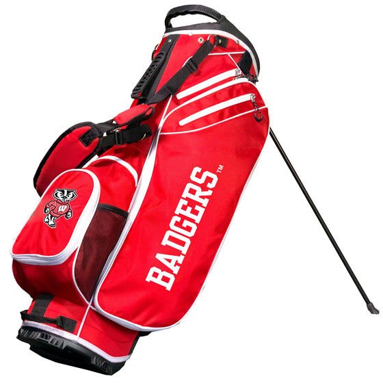 Wisconsin Badgers Birdie Stand Golf Bag Red