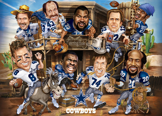 Dallas Cowboys - All Time Greats 500 Piece NFL Sports Puzzle