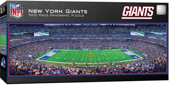 Stadium Panoramic - New York Giants 1000 Piece NFL Sports Puzzle - Center View