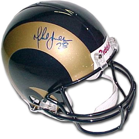 Marshall Faulk St. Louis Rams Autographed Full Authentic Helmet