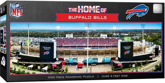 Stadium Panoramic - Buffalo Bills 1000 Piece NFL Sports Puzzle - Stadium View