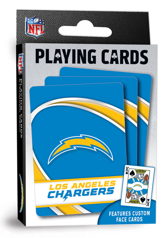 Los Angeles Chargers NFL Playing Cards - 54 Card Deck