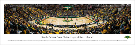 North Dakota State Bison Basketball - Unframed - 757 Sports Collectibles